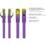 GoodConnections Cat.7 S/FTP patch kábel s RNS® Latch Protection, 40 m, fialový 8070R-400V