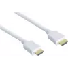 GoodConnections vysokorýchlostný HDMI kábel s Ethernetom - pozlátené konektory - biely - 1,5m