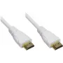 GoodConnections vysokorýchlostný HDMI kábel s Ethernetom - pozlátené konektory - biely - 1,5m