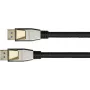 GoodConnections PREMIUM DisplayPort 2.0 kábel, 54 Gbit/s, UHBR 13.5, 4K @240Hz / 8K @60Hz, celokovový konektor, meď (DP20-PY020)