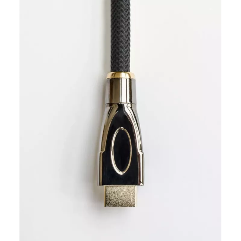 GoodConnections PYTHON Series vysokorýchlostný HDMI kábel s Ethernet, 4K UHD 60Hz, 18Gbps, pozlátený, nylonový oplet, 3m, čierny (GC-M0018)