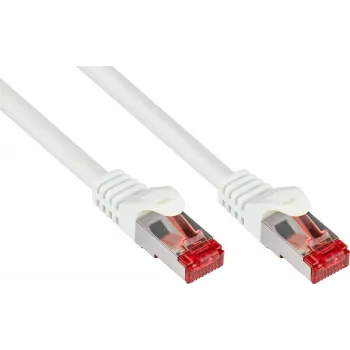GoodConnections RNS® Cat.6 S/FTP PiMF patch kábel s ochranou západky, biela, 25m 8060-250W