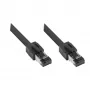GoodConnections RNS® Cat.8.1 S/FTP patch kábel, 0,5m, čierny, LSZH, 40 Gbit/s, 2000 MHz