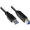 GoodConnections USB 3.0 kábel A na B čierny 5 m