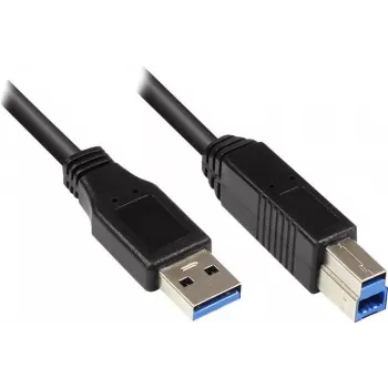 GoodConnections USB 3.0 kábel A na B čierny 5 m