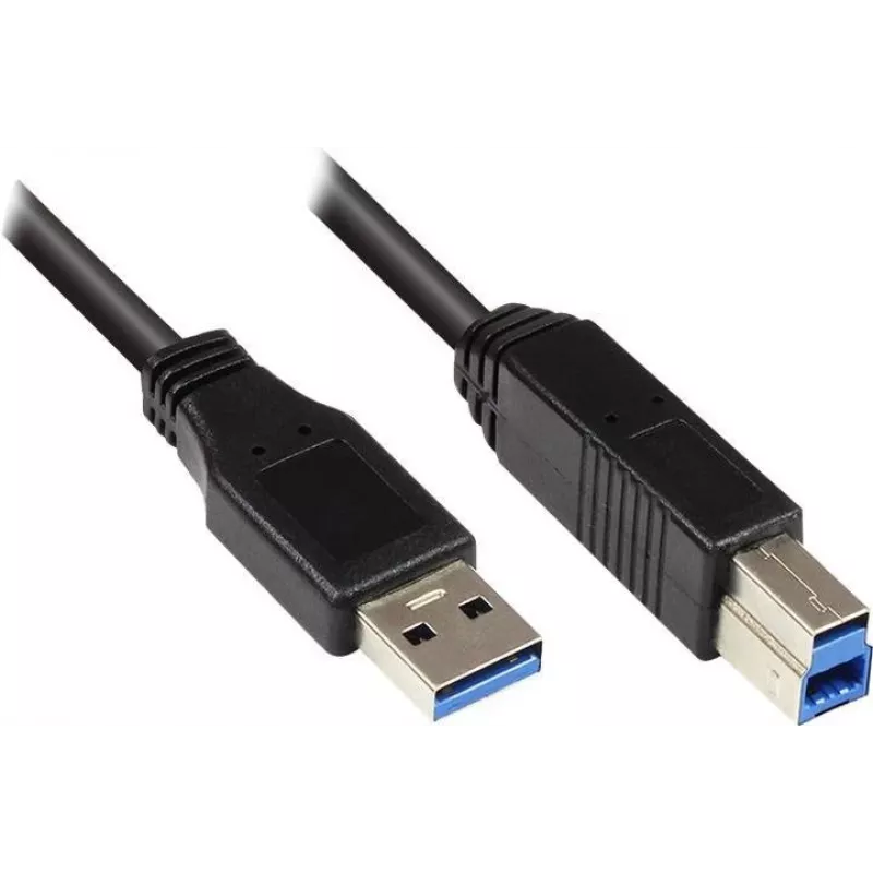 GoodConnections USB 3.0 kábel A na B čierny 5 m