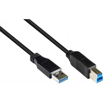 GoodConnections USB 3.0 kábel A na B čierny 5 m