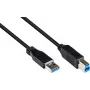 GoodConnections USB 3.0 kábel A na B čierny 5 m