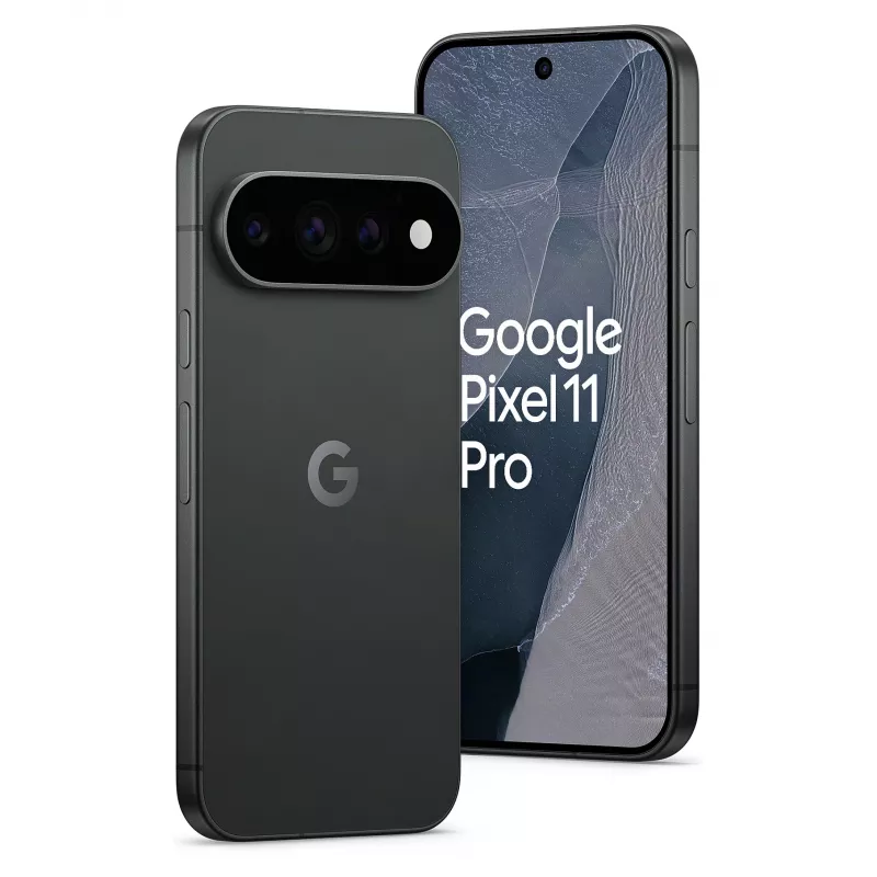 Google Pixel 11 Pro 5G Smartphone, 16GB RAM, 512GB, Obsidian, Dual-SIM, 6,3 palca OLED 120Hz, UK/EU