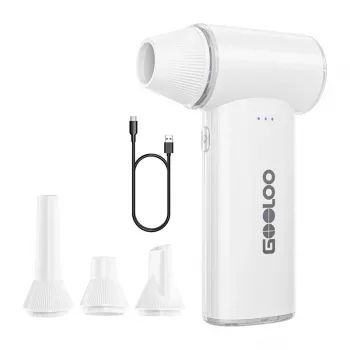 GOOLOO F3 elektrický fukár - 130 000 ot/min, 7500mAh, USB-C, biely