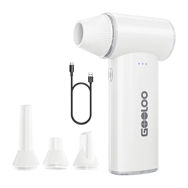 GOOLOO F3 elektrický fukár - 130 000 ot/min, 7500mAh, USB-C, biely