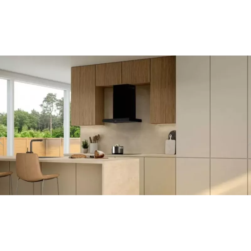 Gorenje WHT66236B nástenný digestor čierny 650 m³/h