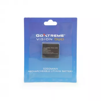 GoXtreme 1050mAh 3.7V lítium-iónová batéria pre GoXtreme Vision DUO akčnú kameru
