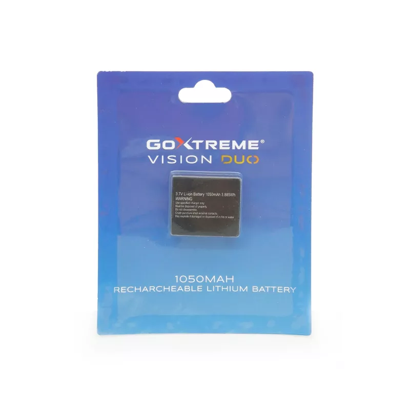 GoXtreme 1050mAh 3.7V lítium-iónová batéria pre GoXtreme Vision DUO akčnú kameru