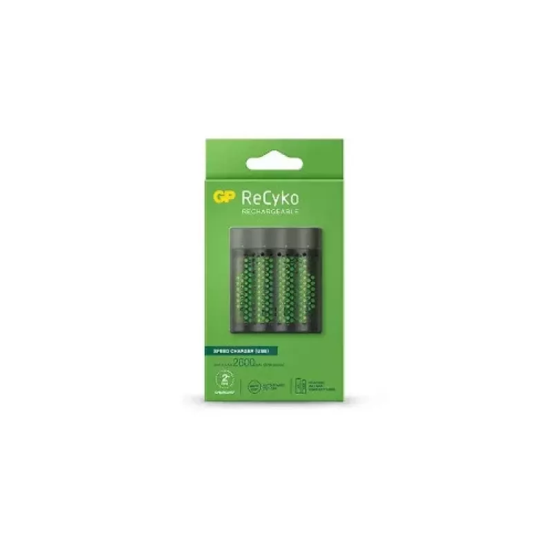 GP nabíjačka batérií M451 so 4x AAA batériami 2700 mAh 1,2V čierna EU
