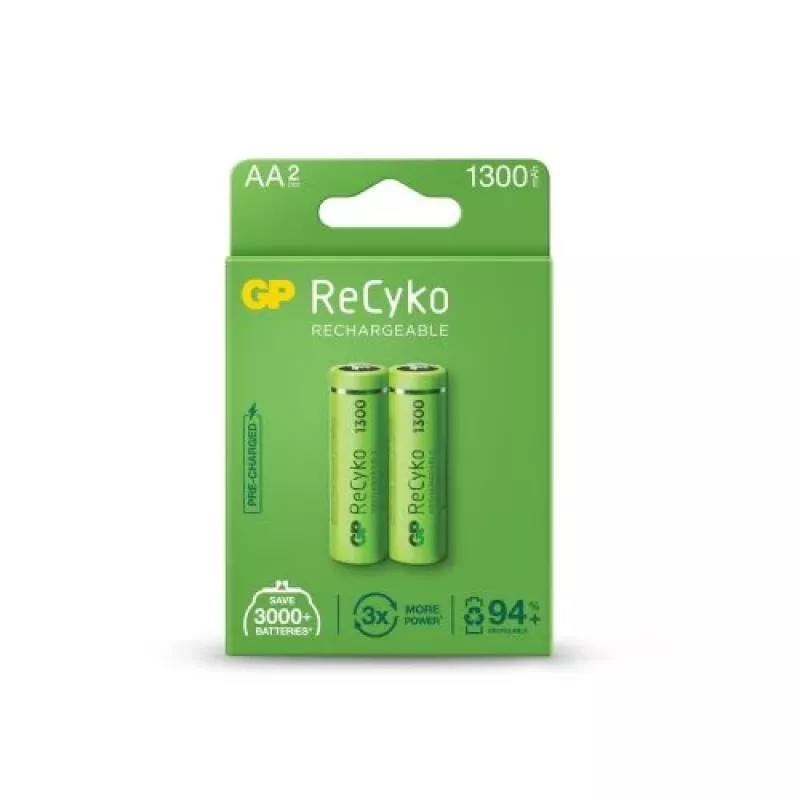 GP ReCyko AA batéria 1300mAh balenie 2 ks blister