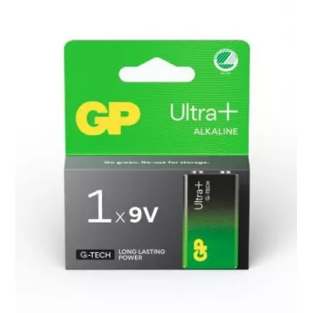 GP Ultra Plus Alkalická batéria 9V 6LF22, 1-balenie