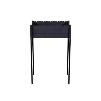 GR-016 gril na drevené uhlie 440x270x760 mm 2 mm oceľ čierna