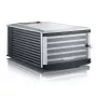 GRAEF DA506EU sušička potravín, 600W, 6 podnosov, čierna/strieborná