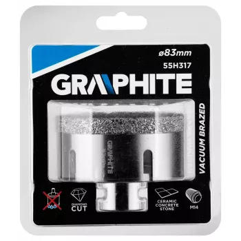 Graphite 55H317 19-dielna sada vrtákov do kovu HSS-G, 1-10 mm v krokoch po 0,5 mm, DIN 338, 118° uhol hrotu, kufrík na uloženie