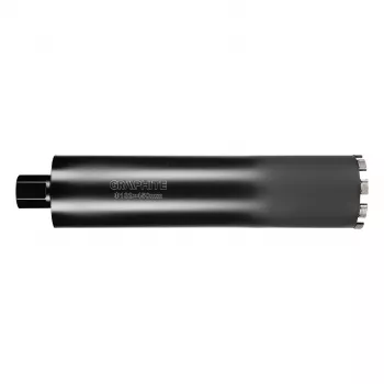 GRAPHITE diamantová korunka pre vŕtací stojan 58G540 102 mm x 450 mm, 9 segmentov, závit M22