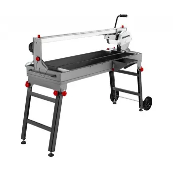 GRAPHITE rezačka na dlaždice 1200 W, 250 mm diamantový kotúč, 920 mm dĺžka rezu, vodné chladenie, laserové vedenie