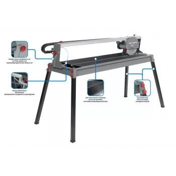 GRAPHITE TOP-59G891 ručná rezačka na dlaždice 600 mm s karbidovým rezacím kolieskom