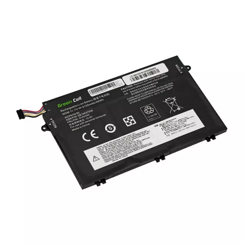 Green Cell GC-LE166 batéria L17C3P51 L17L3P51 L17M3P51 L17M3P52 pre Lenovo ThinkPad E480 E485 E490 E495 E580 E585 E590 E595, 11,4V 4100mAh