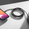 Green Cell GC PowerStream USB Type-C samec na Type-C samec kábel rýchleho nabíjania 2m čierny