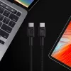 Green Cell GC PowerStream USB Type-C samec na Type-C samec kábel rýchleho nabíjania 2m čierny