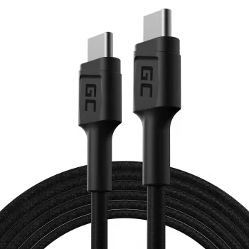 Green Cell GC PowerStream USB Type-C samec na Type-C samec kábel rýchleho nabíjania 2m čierny