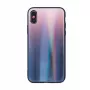 GreenGo Apple iPhone XR Aurora Glass TPU hnedá čierna zadná krytka