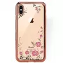 GreenGo Apple iPhone XS Max zadný kryt Flower Rose Gold