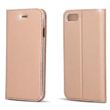 GreenGo Sony Xperia E5 Smart Premium Flip puzdro ružové zlato