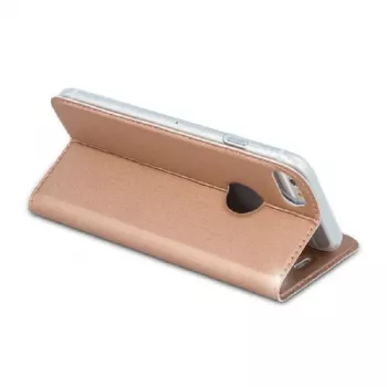 GreenGo Sony Xperia E5 Smart Premium Flip puzdro ružové zlato