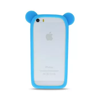 GreenGo univerzálny bumper L (10cm) Ears modrý