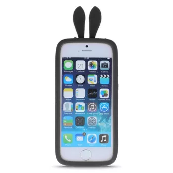GreenGo univerzálny bumper L (10 cm) Rabbit Ears čierny