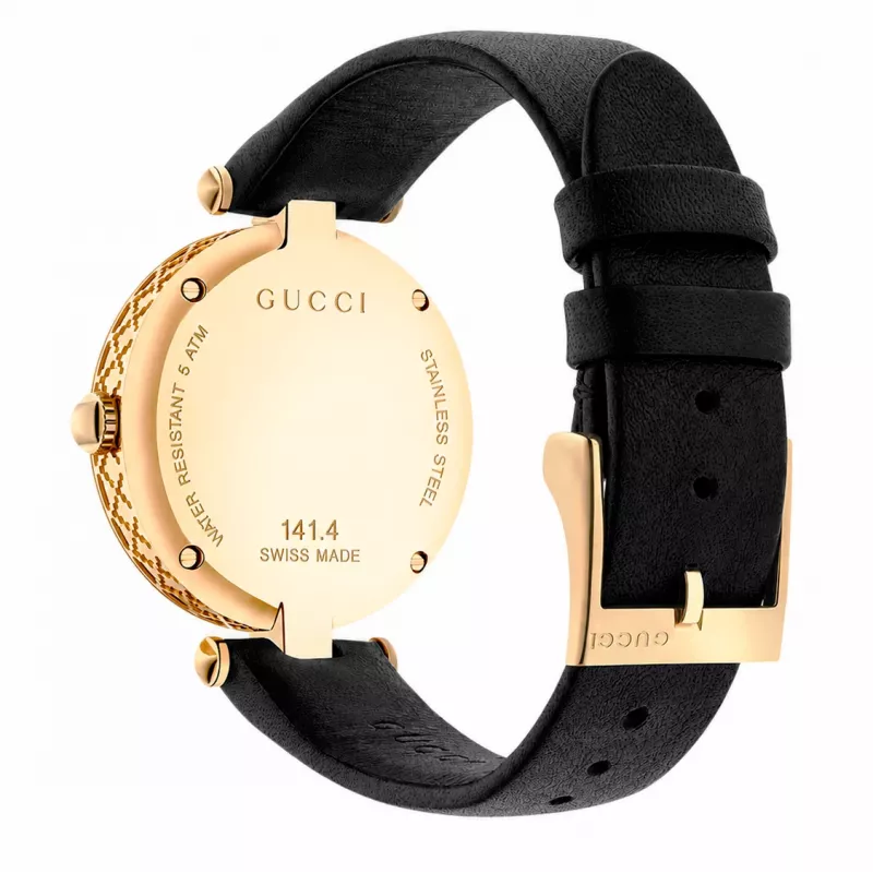 GUCCI G-Frame dámske quartz hodinky YA141404 32mm nerezová oceľ mesh