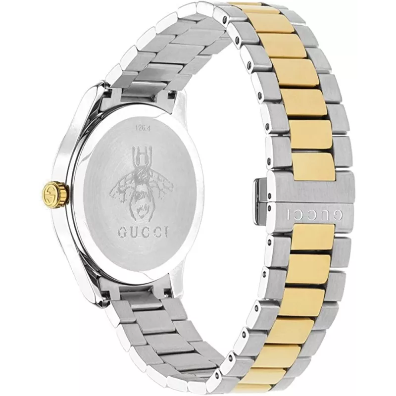 GUCCI G-Timeless pánske quartzové hodinky YA1264075 38mm oceľ čierny ciferník