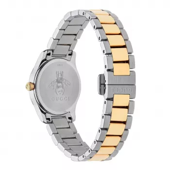 GUCCI G-Timeless dámske hodinky YA126596 27 mm nerezová oceľ strieborný ciferník