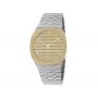 GUCCI G-Timeless dámske hodinky YA163403 34mm nerezová oceľ strieborný sun-brushed ciferník