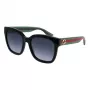 Gucci GG0034SN-002 Cat Eye slnečné okuliare čierna sivá 54 mm