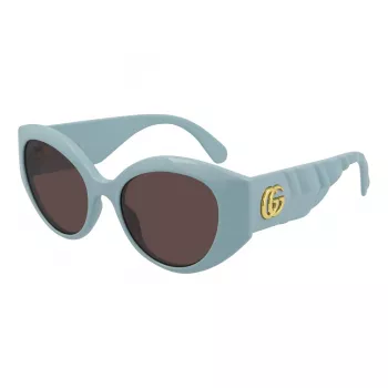 GUCCI GG0809S-004 dámske slnečné okuliare - čierny acetátový rám, sivé sklá, 51 mm
