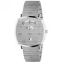 GUCCI Grip unisex quartz hodinky 35mm nehrdzavejúca oceľ strieborný ciferník YA157410