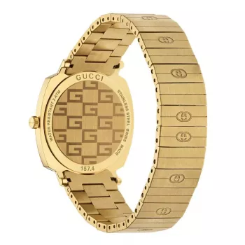 GUCCI Grip Watch YA157403 35mm Swiss Quartz ušľachtilá oceľ mesh dámske