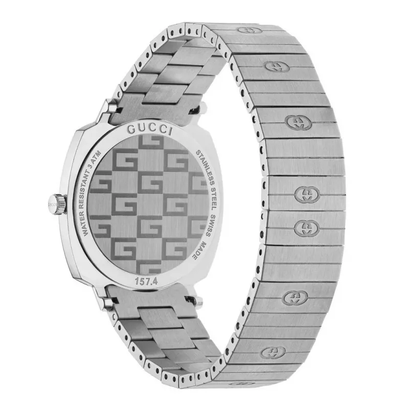 GUCCI Grip dámske hodinky YA157401 35 mm zlaté PVD nerezová oceľ quartz