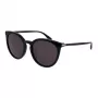 GUCCI dámske GG0064SK-001 hranaté slnečné okuliare - čierny acetátový rám, šedé nylonové šošovky, 55/20/135 mm