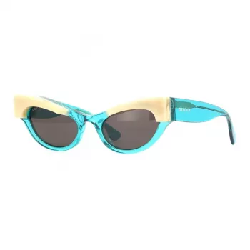 GUCCI dámske GG1167S-004 cat eye slnečné okuliare čierny acetát tmavosivé šošovky 52/21/140 mm