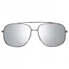 GUESS GF0207-08C pánske slnečné okuliare – tmavosivý rám, sivé sklá, 60 mm