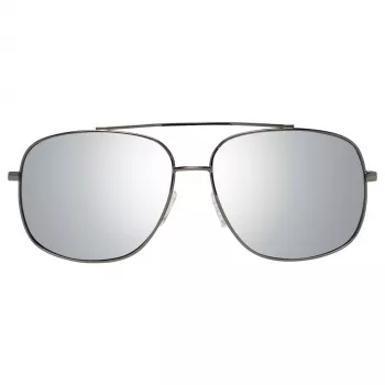 GUESS GF0207-08C pánske slnečné okuliare – tmavosivý rám, sivé sklá, 60 mm